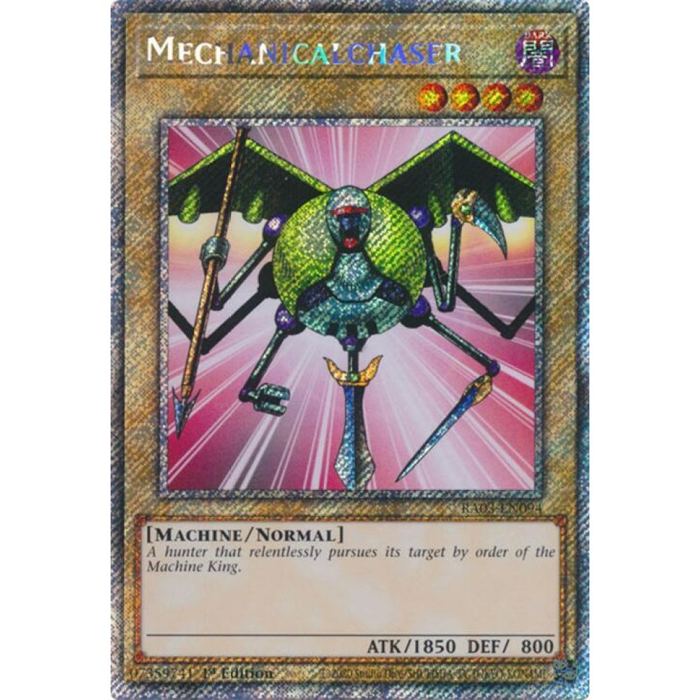 Mechanicalchaser (Platinum Secret Rare) RA03-EN094 Platinum Rare Yu-Gi-Oh Quarter Century Bonanza