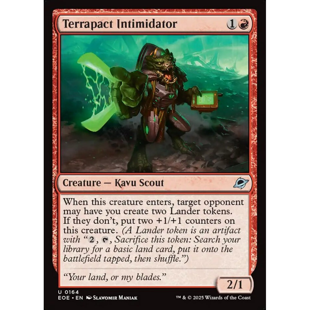 Terrapact Intimidator uncommon 164 Magic the Gathering Edge of Eternities