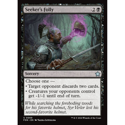 Seeker's Folly, 69, uncommon, Magic: The Gathering, Foundations