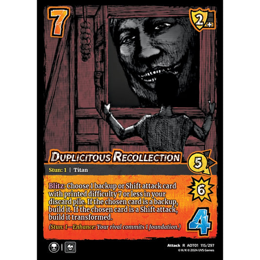 Duplicitous Recollection, 115/297, R, UniVersus, Attack on Titan: Battle for Humanity