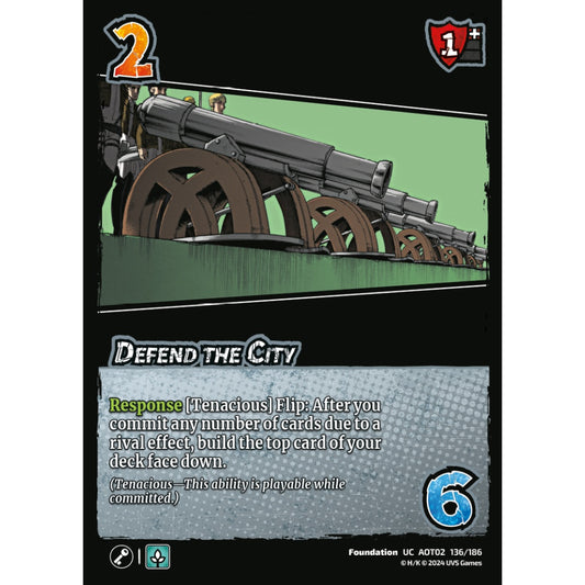 Defend the City, 136/186, AOT02, Universus, Attack on Titan: Origins of Power, Foundation, UC
