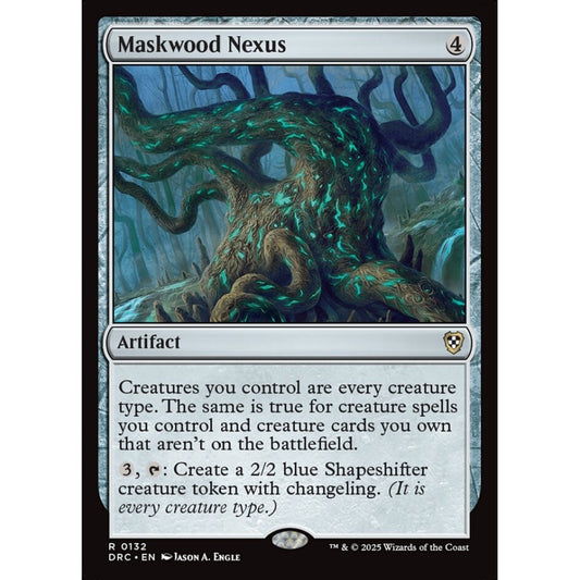 Maskwood Nexus, 132, rare, Magic: The Gathering, Aetherdrift Commander