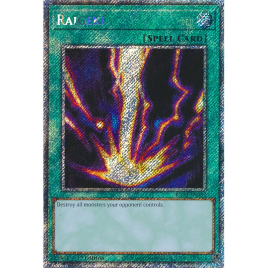 Raigeki MP25-EN015 Starlight Starlight Rare Yu-Gi-Oh 2025 Mega-Pack Tin in Art