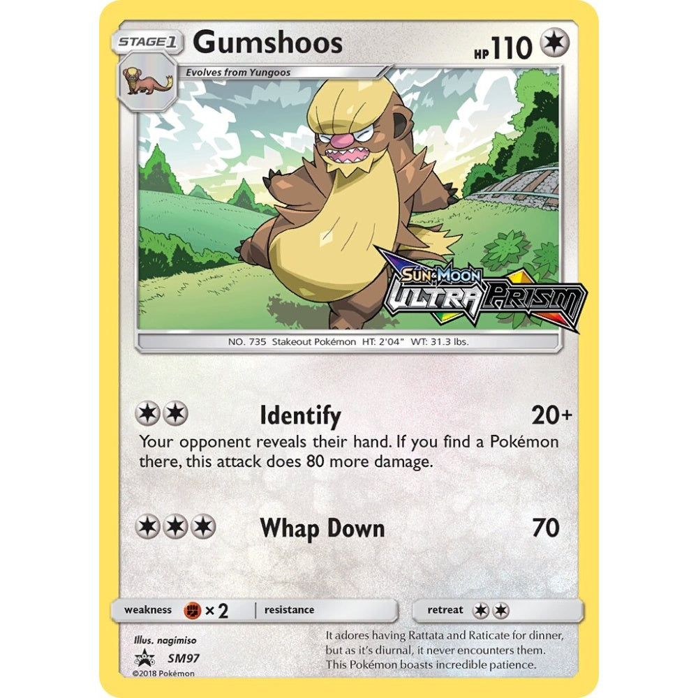 Gumshoos Promo SM97 Pokemon Card Game Sun & Moon Promos