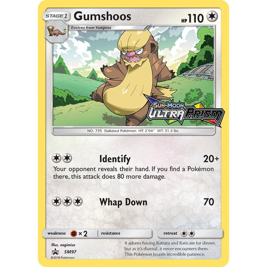 Gumshoos Promo SM97 Pokemon Card Game Sun & Moon Promos