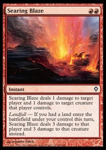 Searing Blaze - Worldwake (Common) [WWK-90]