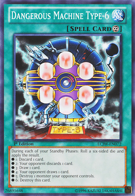 Dangerous Machine Type-6 LODT-EN096 Ultra Ultra Rare Yu-Gi-Oh Light of Destruction in Art
