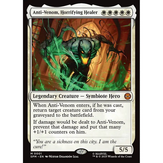 Anti-Venom, Horrifying Healer mythic 1 Magic the Gathering Marvel's Spider-Man