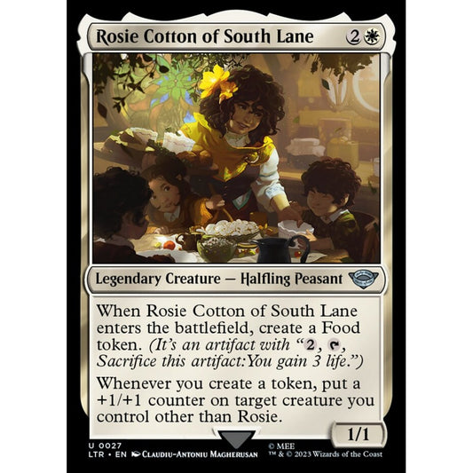 Rosie Cotton of South Lane, uncommon, 27, Magic the Gathering, The Lord of the Rings: Tales of Middle-earth
