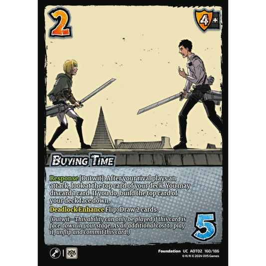 Buying Time, 160/186, AOT02, Universus, Attack on Titan: Origins of Power, Foundation, UC
