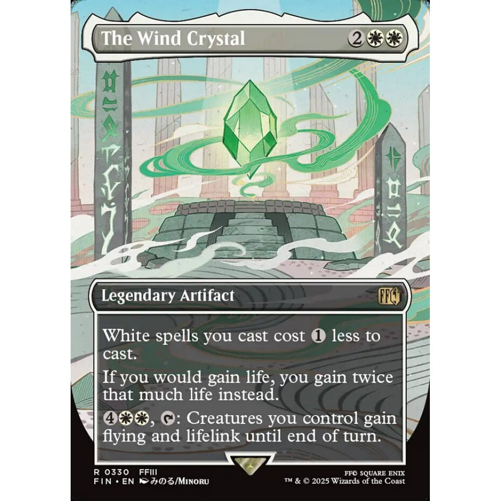 The Wind Crystal rare 330 Magic the Gathering Final Fantasy