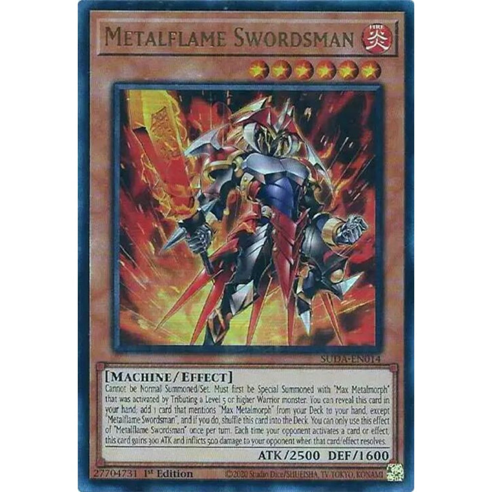 Metalflame Swordsman SUDA-EN014 Ultra Yu-Gi-Oh Supreme Darkness