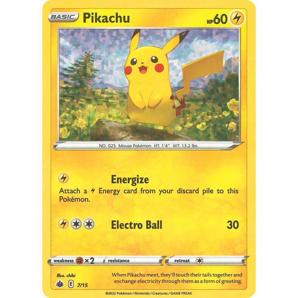 Pikachu Fixed 7/15 Pokemon Card Game McDonald's Match Battle 2022