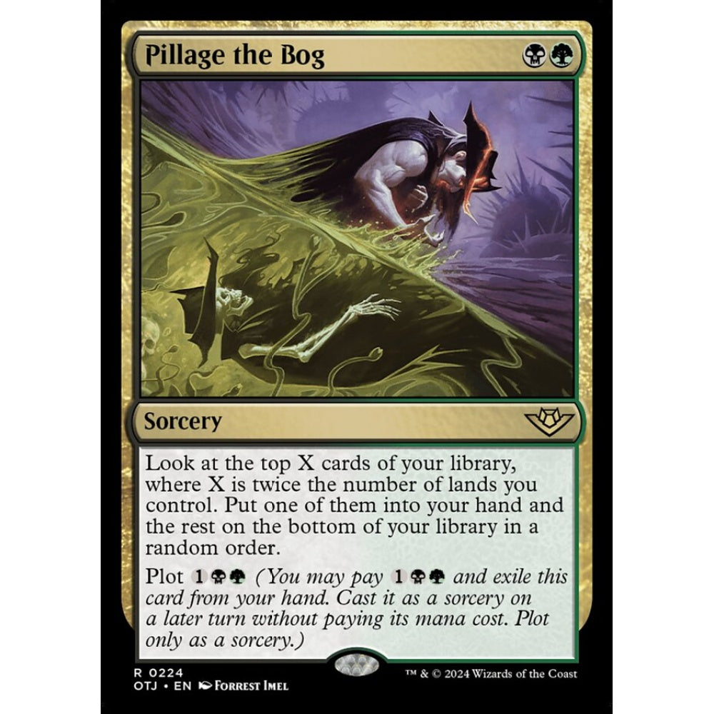 Pillage the Bog, 224, rare, Magic: The Gathering, Outlaws of Thunder Junction