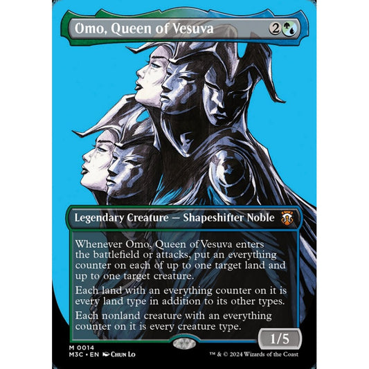 Omo, Queen of Vesuva, 14, mythic, Magic: The Gathering, Modern Horizons 3