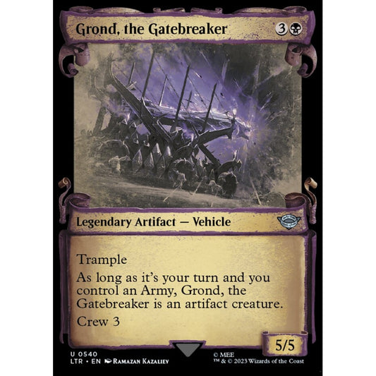 Grond, the Gatebreaker, uncommon, 540, Magic the Gathering, The Lord of the Rings: Tales of Middle-earth