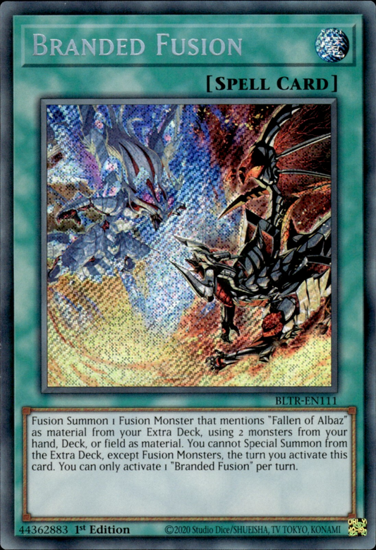 Branded Fusion SDAZ-EN021 Super Super Rare Yu-Gi-Oh Structure Deck: Albaz Strike in Art