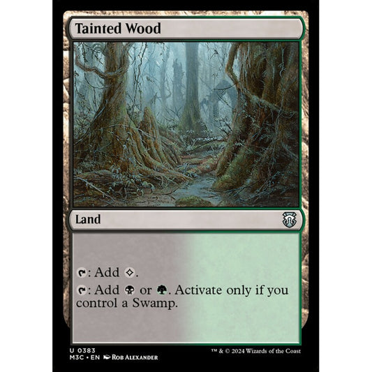 Tainted Wood, 383, uncommon, Magic: The Gathering, Modern Horizons 3