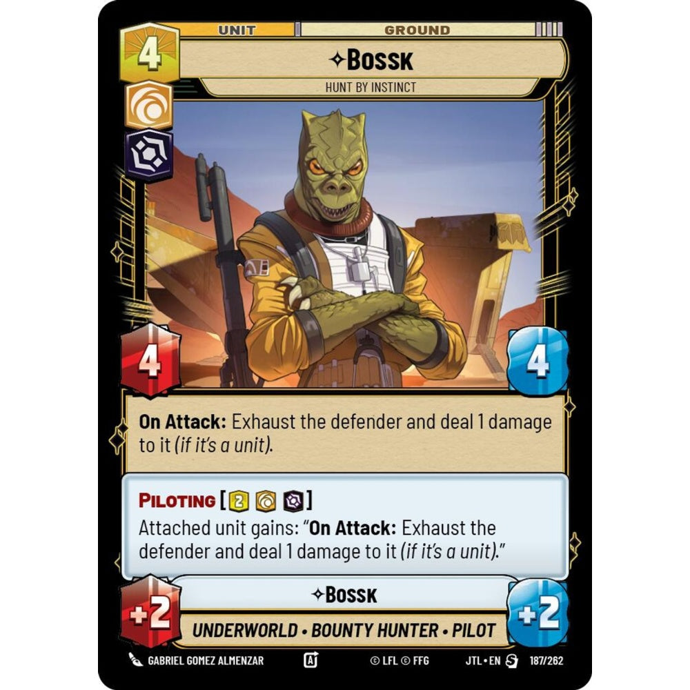 Bossk, S, JTL 187), Star Wars Unlimited