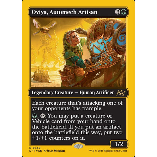 Oviya, Automech Artisan, 469, rare, Magic: The Gathering, Aetherdrift