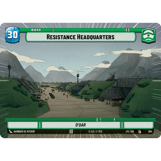 Resistance Headquarters, C, JTL 284) Hyperspace, Star Wars Unlimited