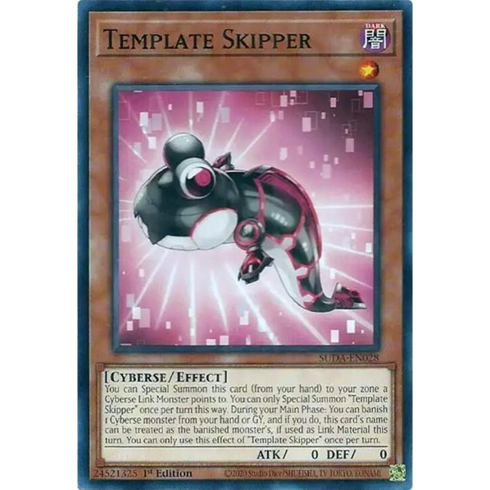 Template Skipper SUDA-EN028 Common Yu-Gi-Oh Supreme Darkness