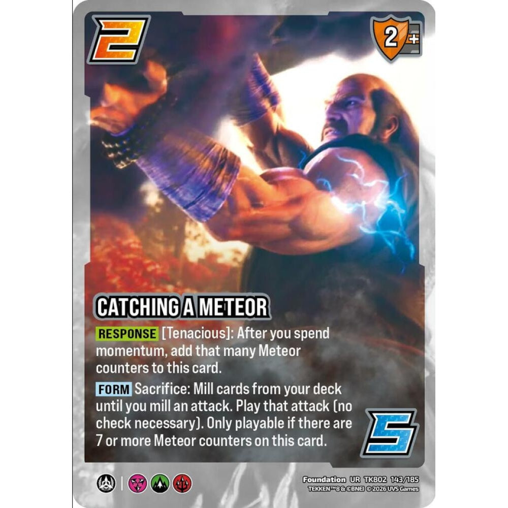 Catching a Meteor 143/185 TK802 Universus Tekken 8 Foundation UR