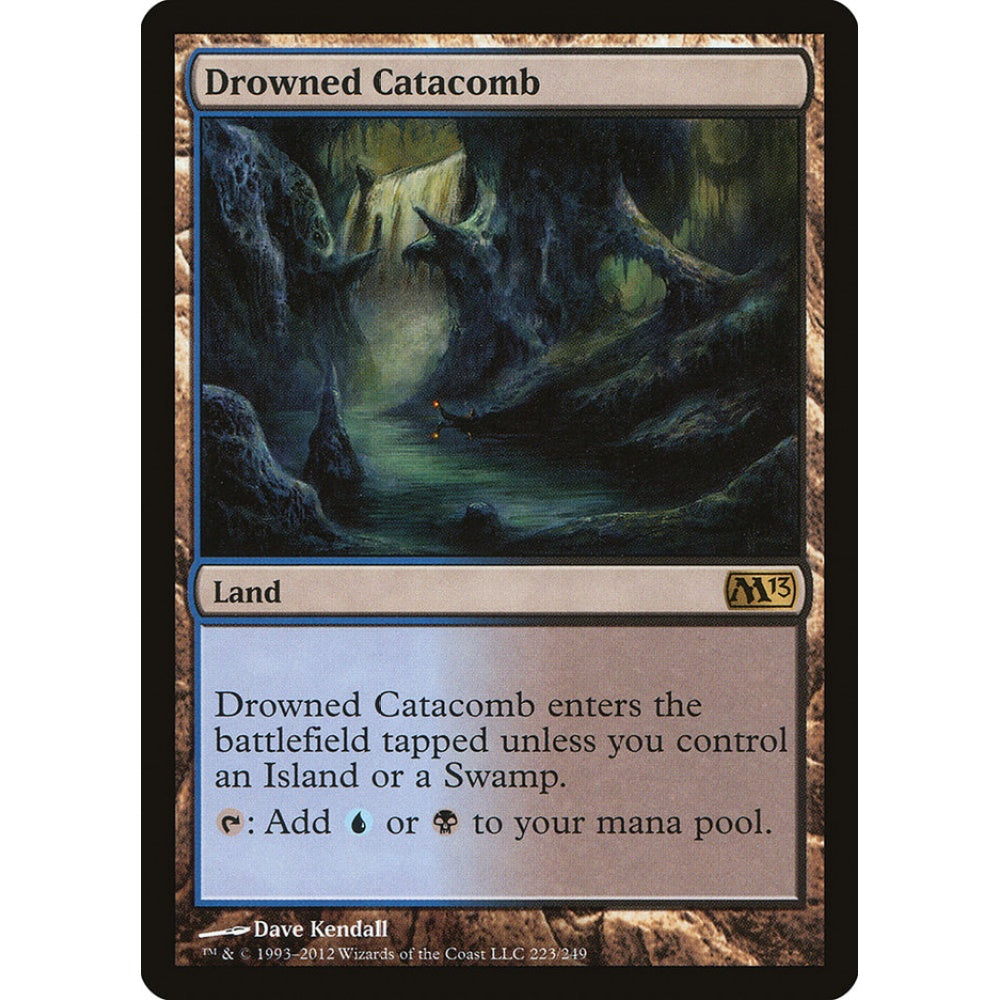 Drowned Catacomb rare 223 Magic the Gathering Magic 2013
