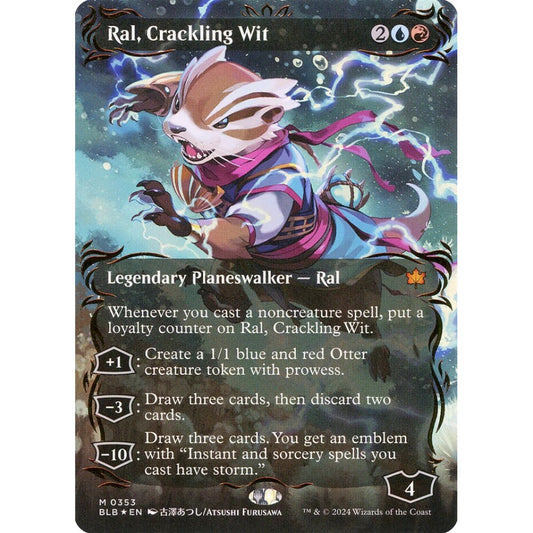 Ral, Crackling Wit, 353, mythic, Magic: The Gathering, Bloomburrow