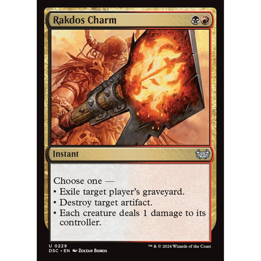 Rakdos Charm, 229, uncommon, Magic: The Gathering, Duskmourn: House of Horror