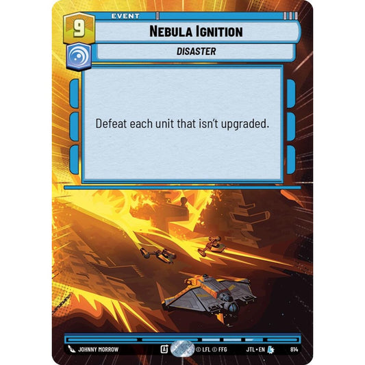Nebula Ignition, L, JTL 814) Hyperspace Foil, Star Wars Unlimited
