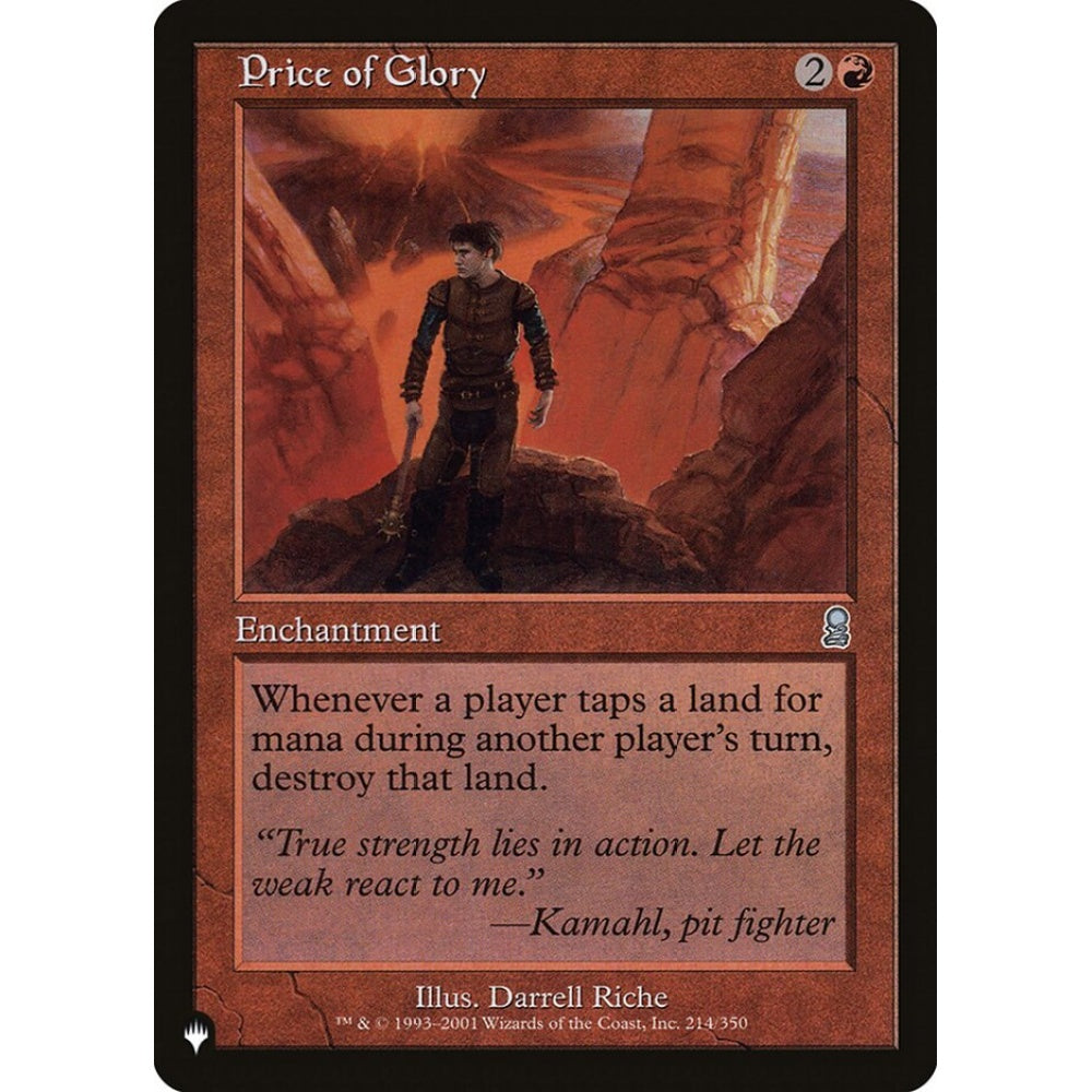 Price of Glory uncommon ODY-214 Magic the Gathering The List