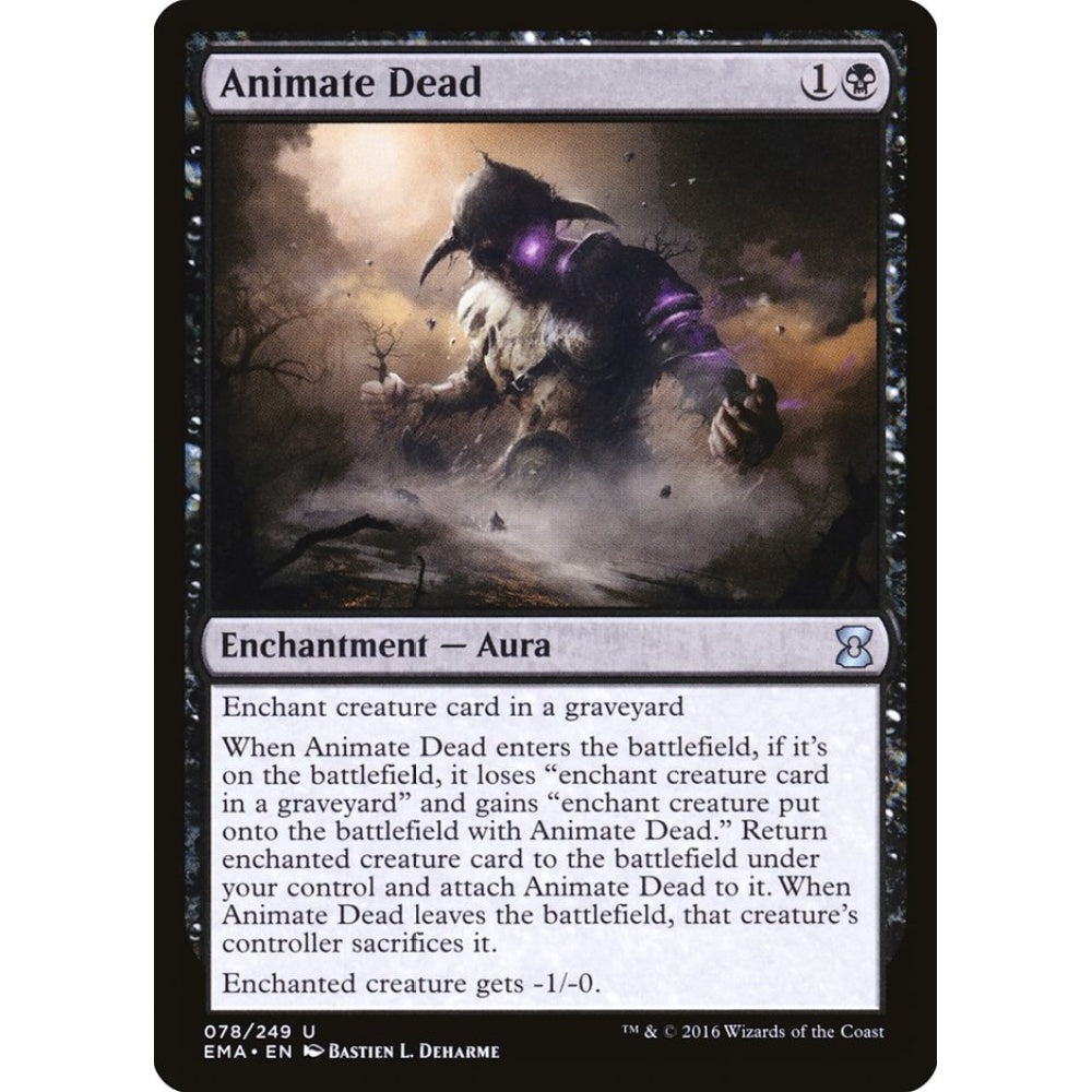 Animate Dead uncommon 78 Magic the Gathering Eternal Masters
