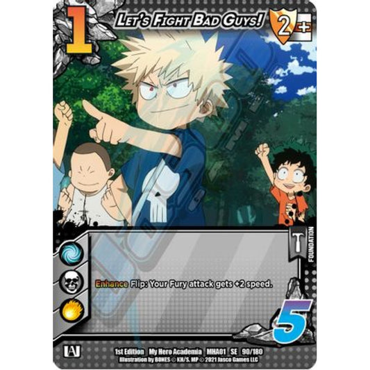 Let's Fight Bad Guys!, 90/180, SE, UniVersus, MHA01 My Hero Academia