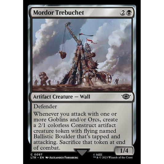 Mordor Trebuchet, common, 97, Magic the Gathering, The Lord of the Rings: Tales of Middle-earth