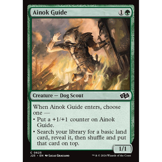 Ainok Guide, 625, common, Magic: The Gathering, Foundations Jumpstart