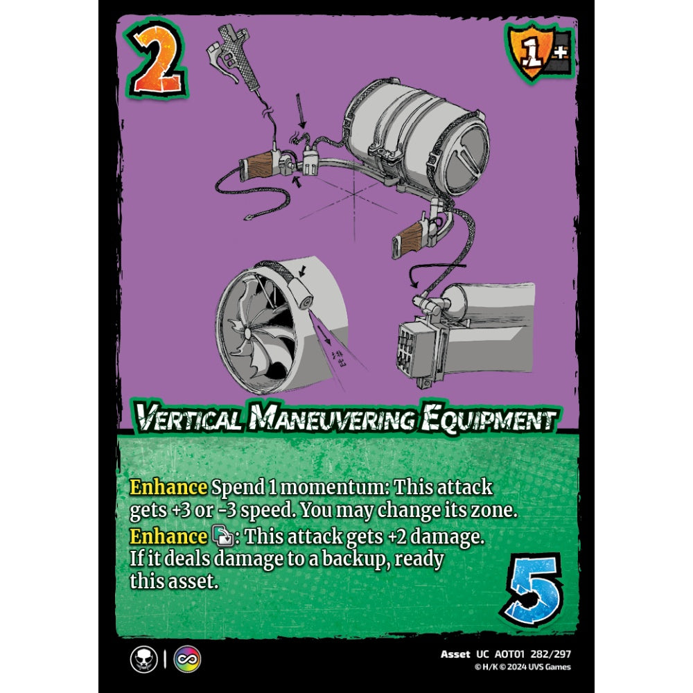 Vertical Maneuvering Equipment, 282/297, UC, UniVersus, Attack on Titan: Battle for Humanity