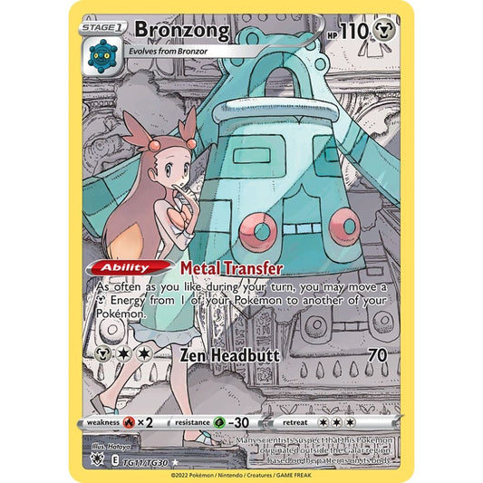 Bronzong Rare Holo TG11/TG30 Pokemon Card Game Astral Radiance