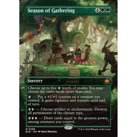 Season of Gathering, 286, mythic, Magic: The Gathering, Bloomburrow