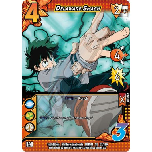 Delaware Smash, 57/180, SE, UniVersus, MHA01 My Hero Academia