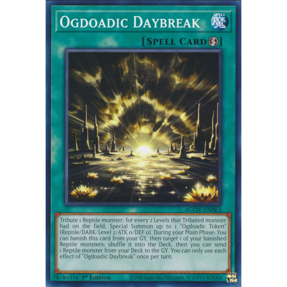 Ogdoadic Daybreak, AGOV-EN063, Common, Yu-Gi-Oh!, Age of Overlord