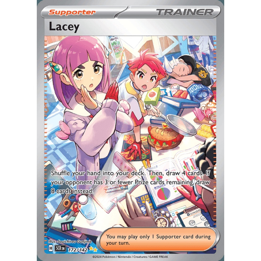 Lacey Secret Illustration Rare 172/142 Pokemon Card Game Stellar Crown