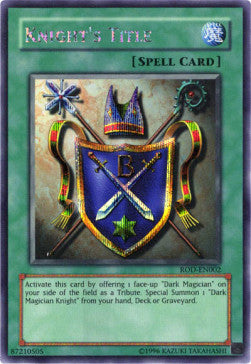 Knight's Title (V.1 - Secret Rare) - Reshef of Destruction Promos (Secret Rare) [ROD-EN1]