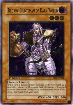 Broww, Huntsman of Dark World (V.2 - Ultimate Rare) - Elemental Energy (Ultimate Rare) [EEN-021]