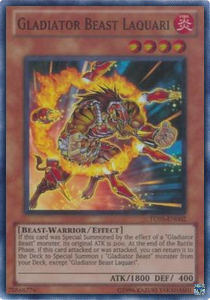 Gladiator Beast Laquari - Turbo Pack: Booster Five (Super Rare) [TU05-002]