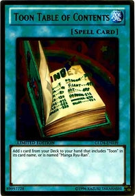 Toon Table of Contents - Gold Series 4: Pyramids Edition (Gold Rare) [GLD4-039]