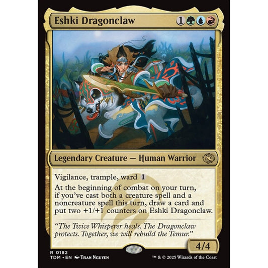 Eshki Dragonclaw rare 182 Magic the Gathering Tarkir: Dragonstorm