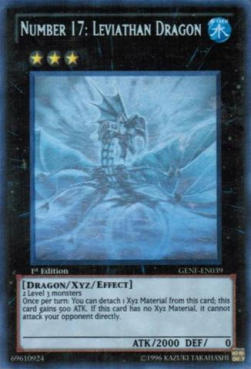Number 17: Leviathan Dragon (V.3 - Ghost Rare) - Generation Force (Ghost Rare) [GENF-039]