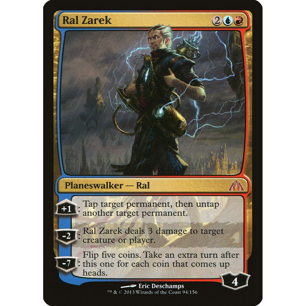 Ral Zarek mythic 94 Magic the Gathering Dragon's Maze