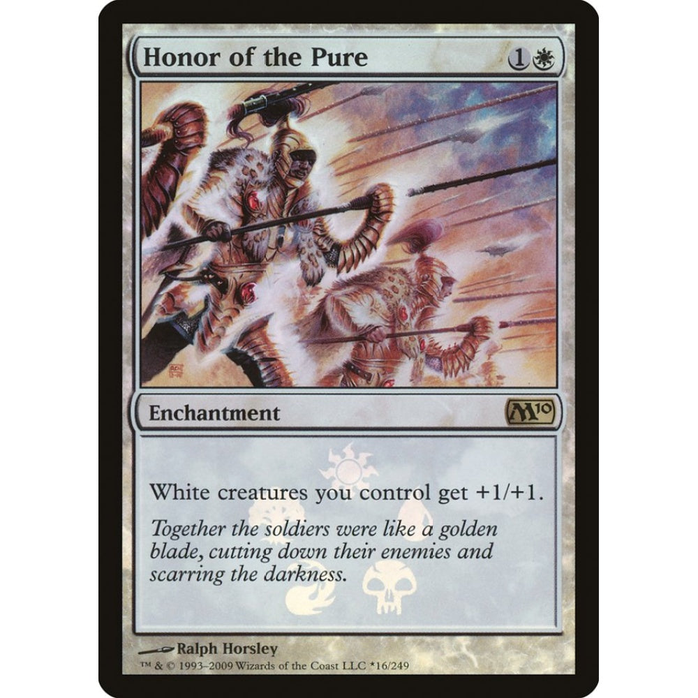 Honor of the Pure rare 16★ Magic the Gathering Magic 2010 Promos